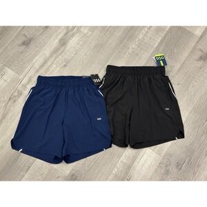 (2) NEW DSG 7" Men Stride Run Shorts Lightweight Moisture Wicking Liner UV50 NWT